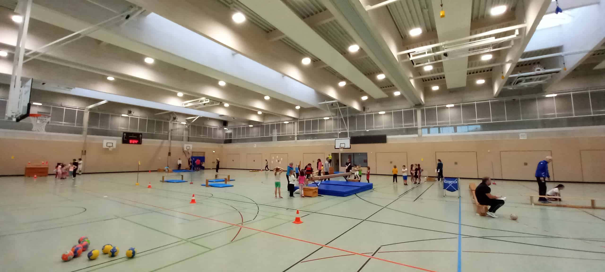 Handballtag in den Klassen 2 der Grundschule Bibrisschule (08.12.23)